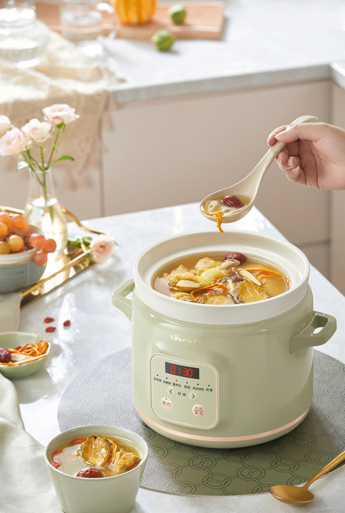 Nồi nấu chậm trực tiếp Bear 2L SB-NNC20