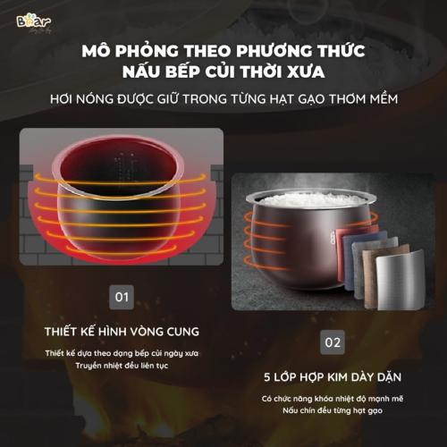 Nồi cơm điện Bear 3L SB-NC30B