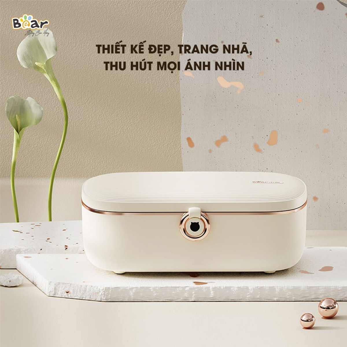 Hộp Cơm Điện 0 9L Bear SB-HC09L