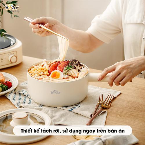Nồi điện đa năng Bear 2 5L SB-NL25L kèm lồng hấp