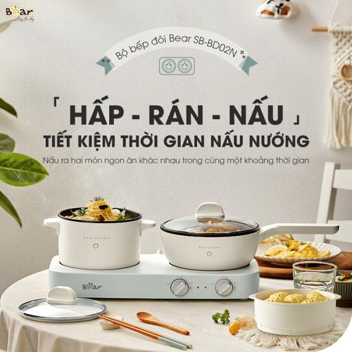 Bếp điện đôi đa năng Bear SB-BD02N