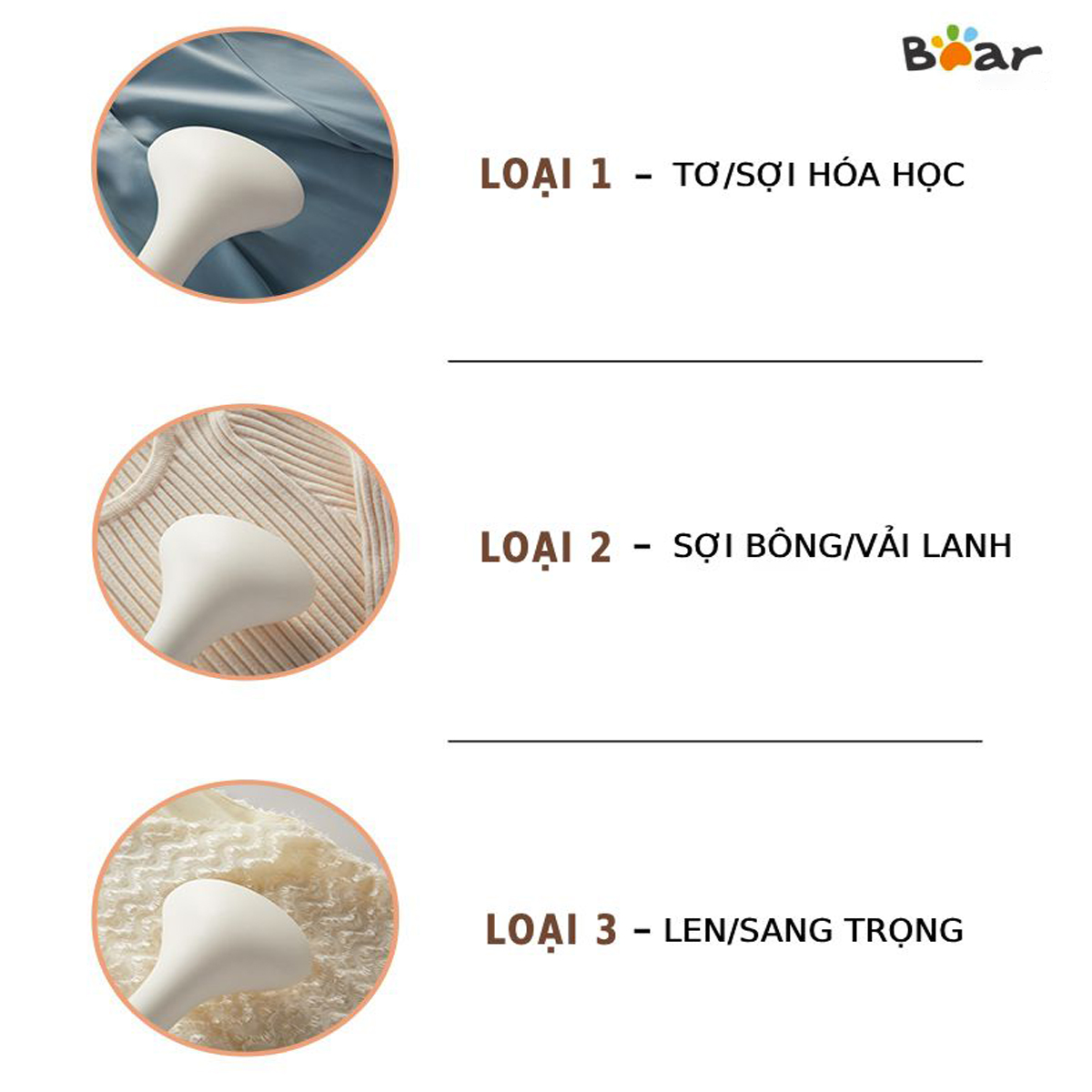 Bàn ủi hơi nước bàn là cây Bear GTJ-B15V1