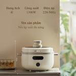 Nồi áp suất đa năng 4L Bear YLB-C40U5