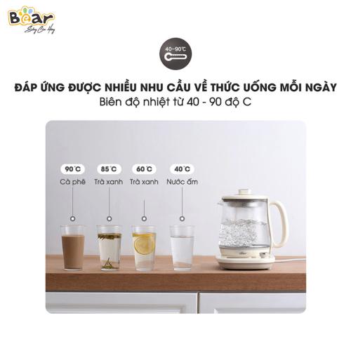 Máy pha trà 12 chế độ 1 5L Bear SUBE011