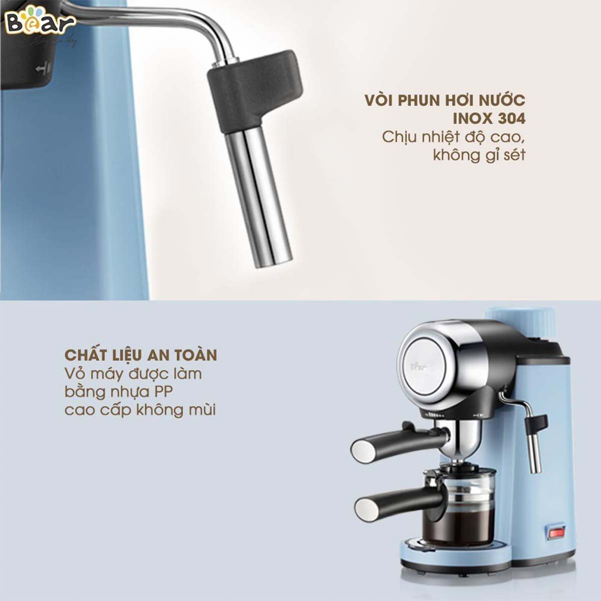 Máy pha cà phê tự động Bear CF- B02V1