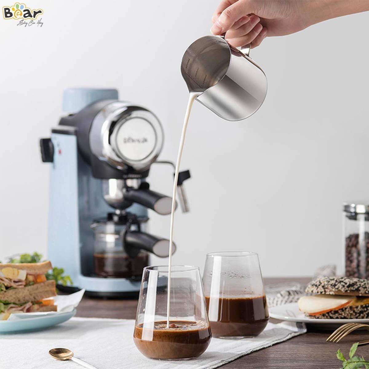 Máy pha cà phê tự động Bear CF- B02V1