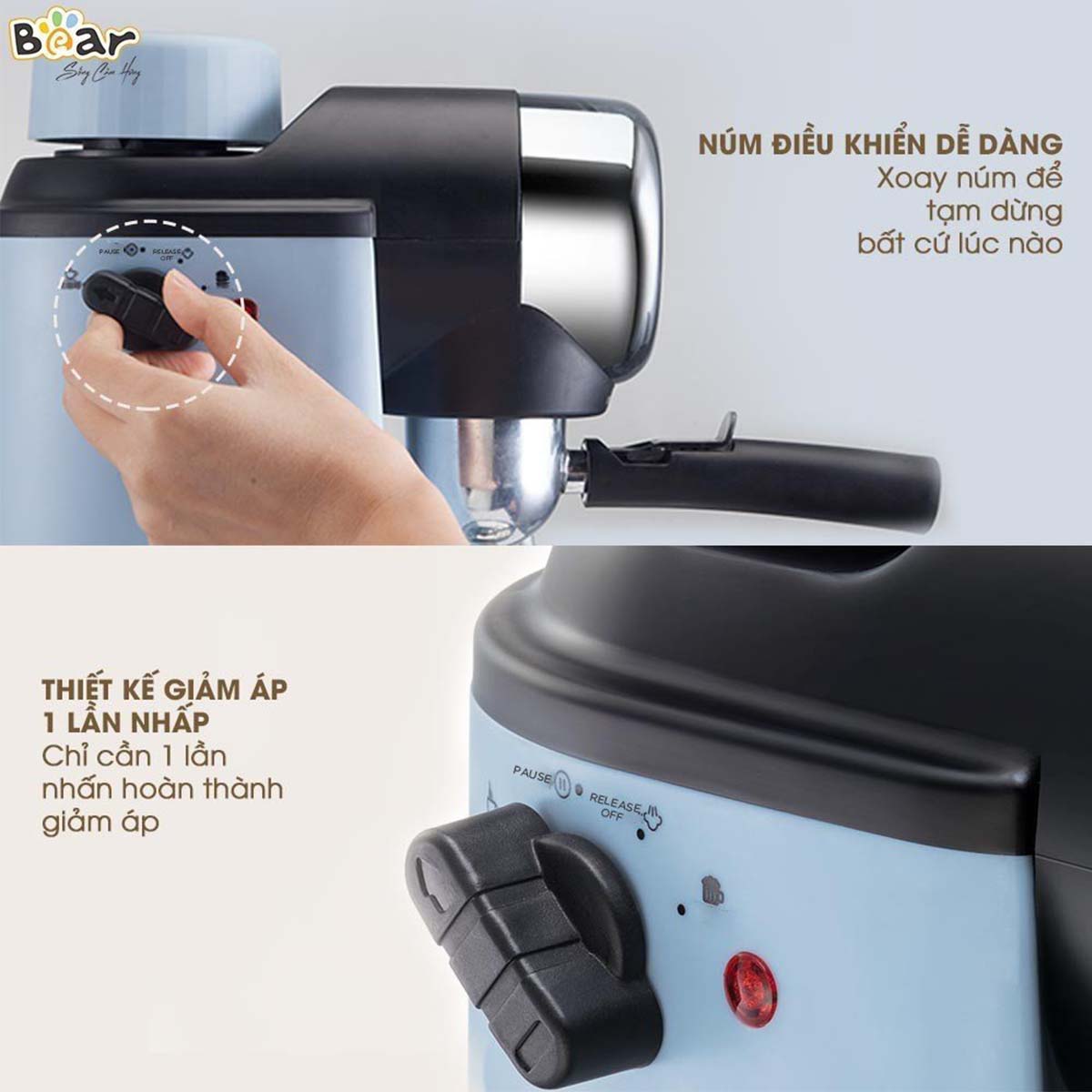 Máy pha cà phê tự động Bear CF- B02V1