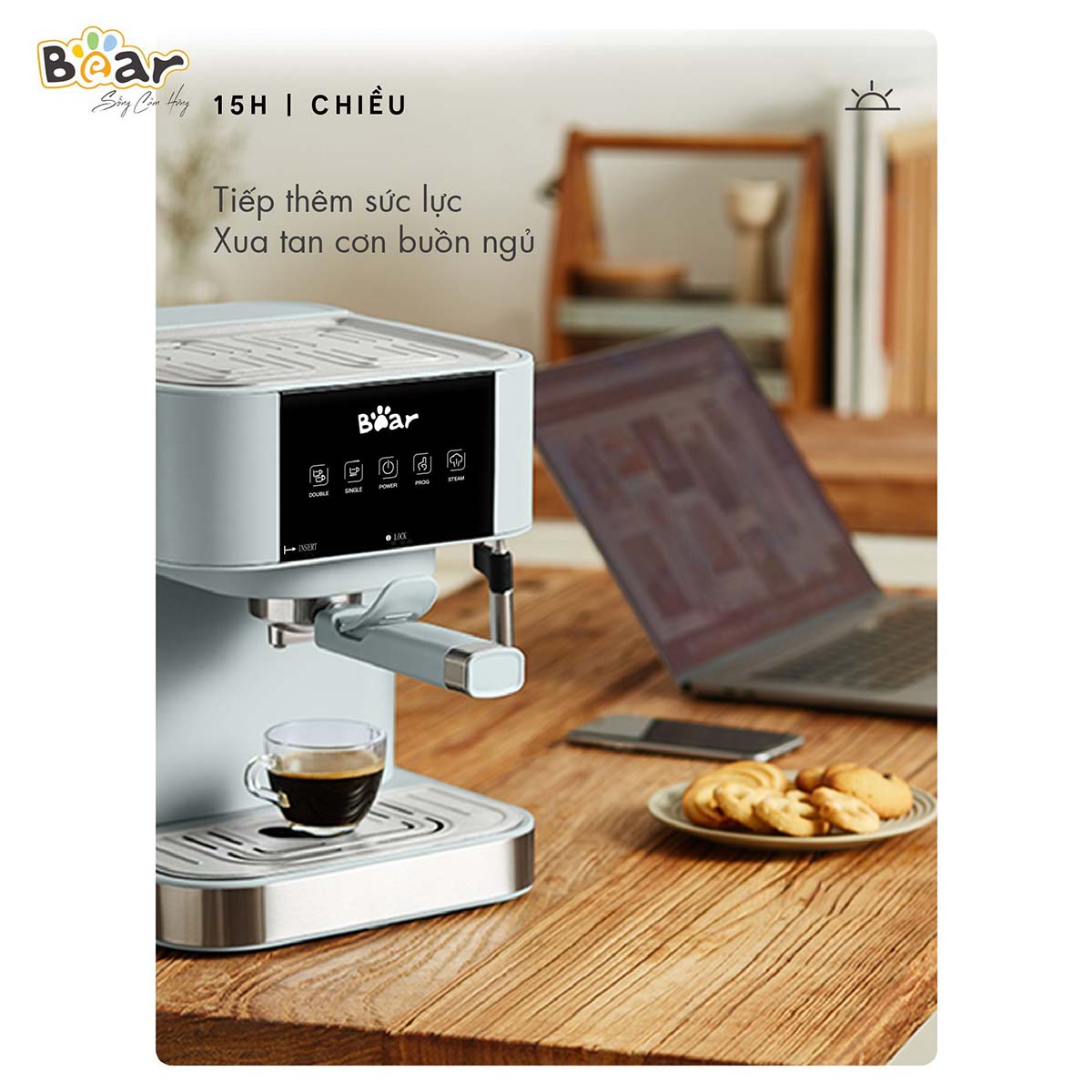 Máy pha cà phê tự động Bear CF- B15V1