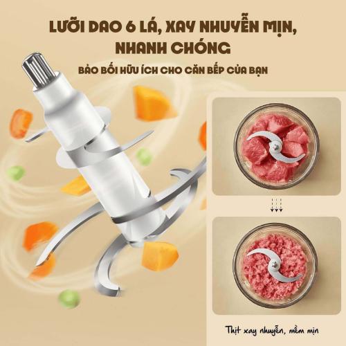 Máy xay ăn dặm 0 6L Bear QSJ-D02Q1