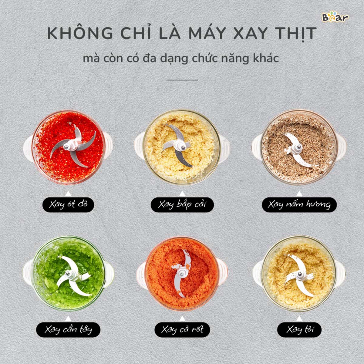 Máy xay thịt Bear SB-MA02L