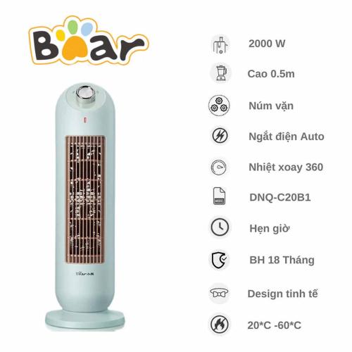 Máy sưởi gốm Bear DNQ-C20B1