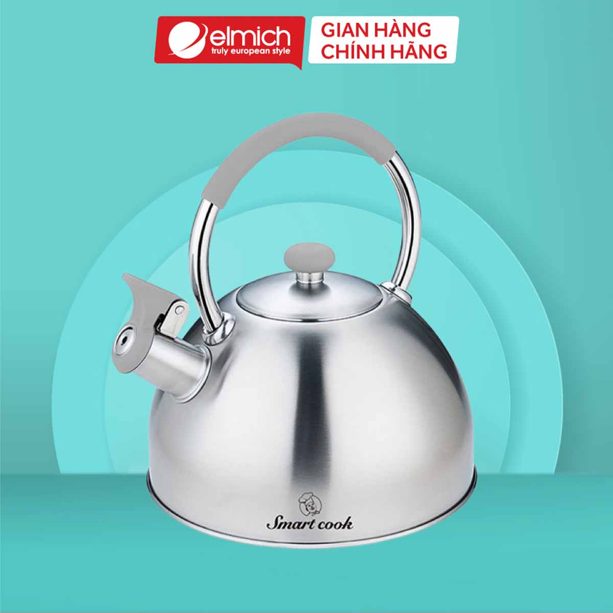 Ấm đun nước bằng inox cao cấp Smartcook 2 5L SM3328