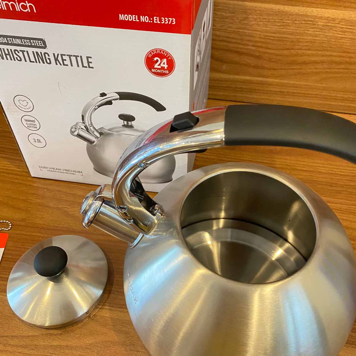 Ấm đun nước bằng Inox 304 Elmich 3L El3373