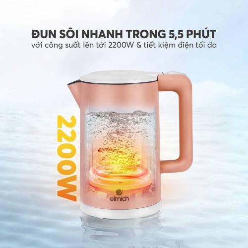Ấm siêu tốc Elmich 1 7L KEE 1774