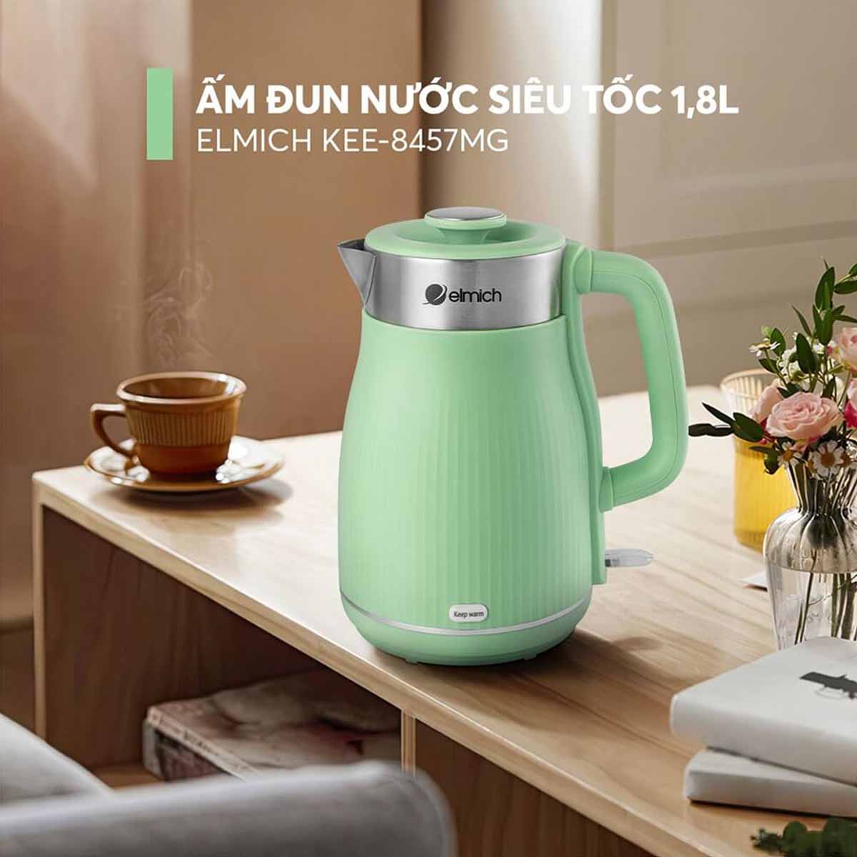 Ấm siêu tốc Elmich KEE-8457 1 8L