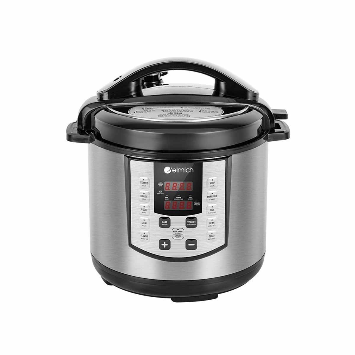 Nồi áp suất điện tử 10 chế độ Elmich 6L PCE-1809OL