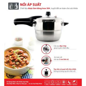 Nồi áp suất inox 304 Elmich 20cm 4.0L EL3369
