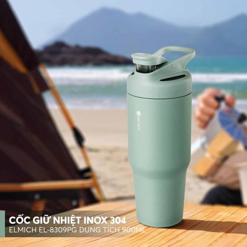 Bình giữ nhiệt 900ml inox 304 Elmich EL8309