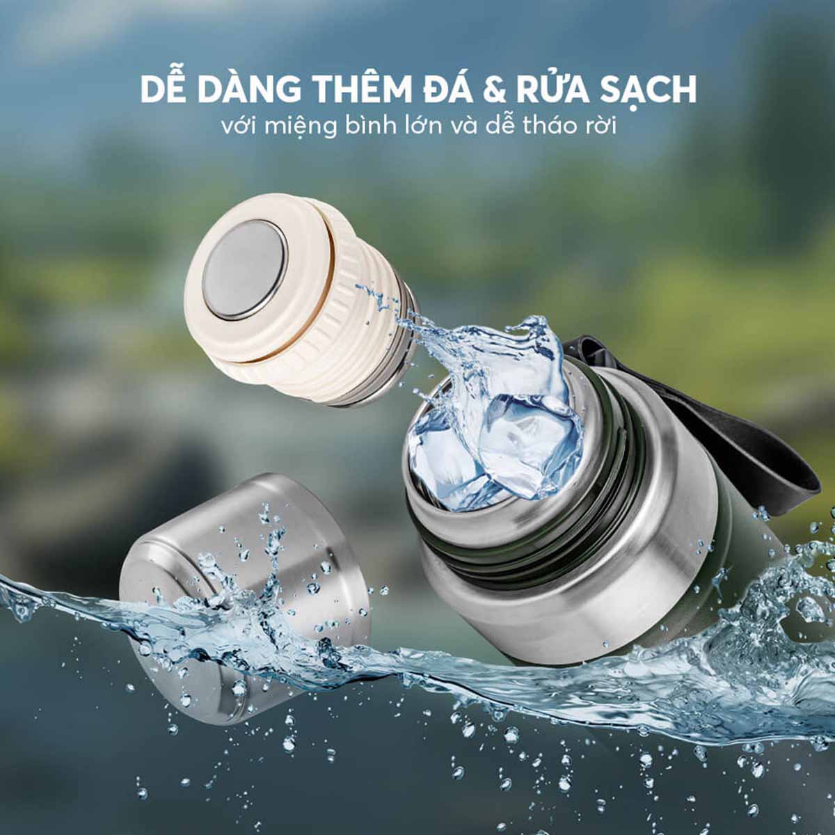 Bình giữ nhiệt inox 316 Elmich EL8311 800ml