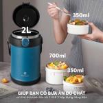 Hộp cơm giữ nhiệt 3 tầng 2 lít Elmich EL8303