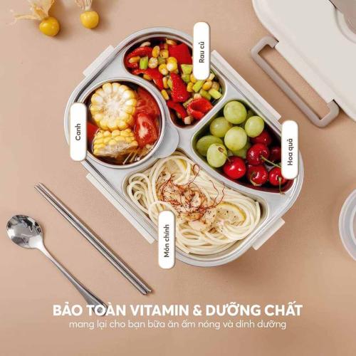 Hộp cơm giữ nhiệt inox 304 Elmich EL8304 1 3L