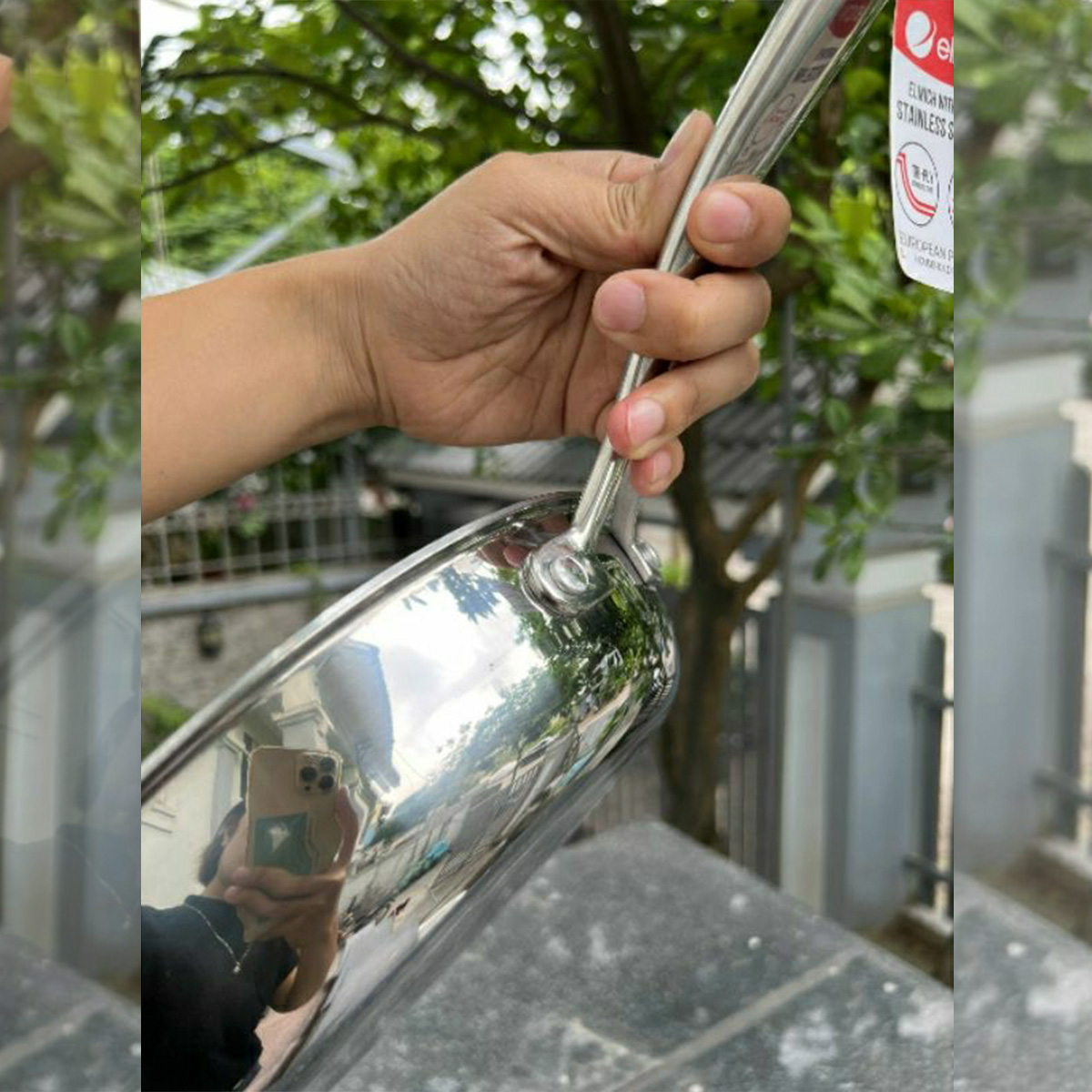 Chảo inox 3 lớp liền khối Elmich Trimax EL-3846OL size 24cm
