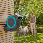 Bộ vòi tưới treo tường quấn dây tự động 15m Gardena 18600-20