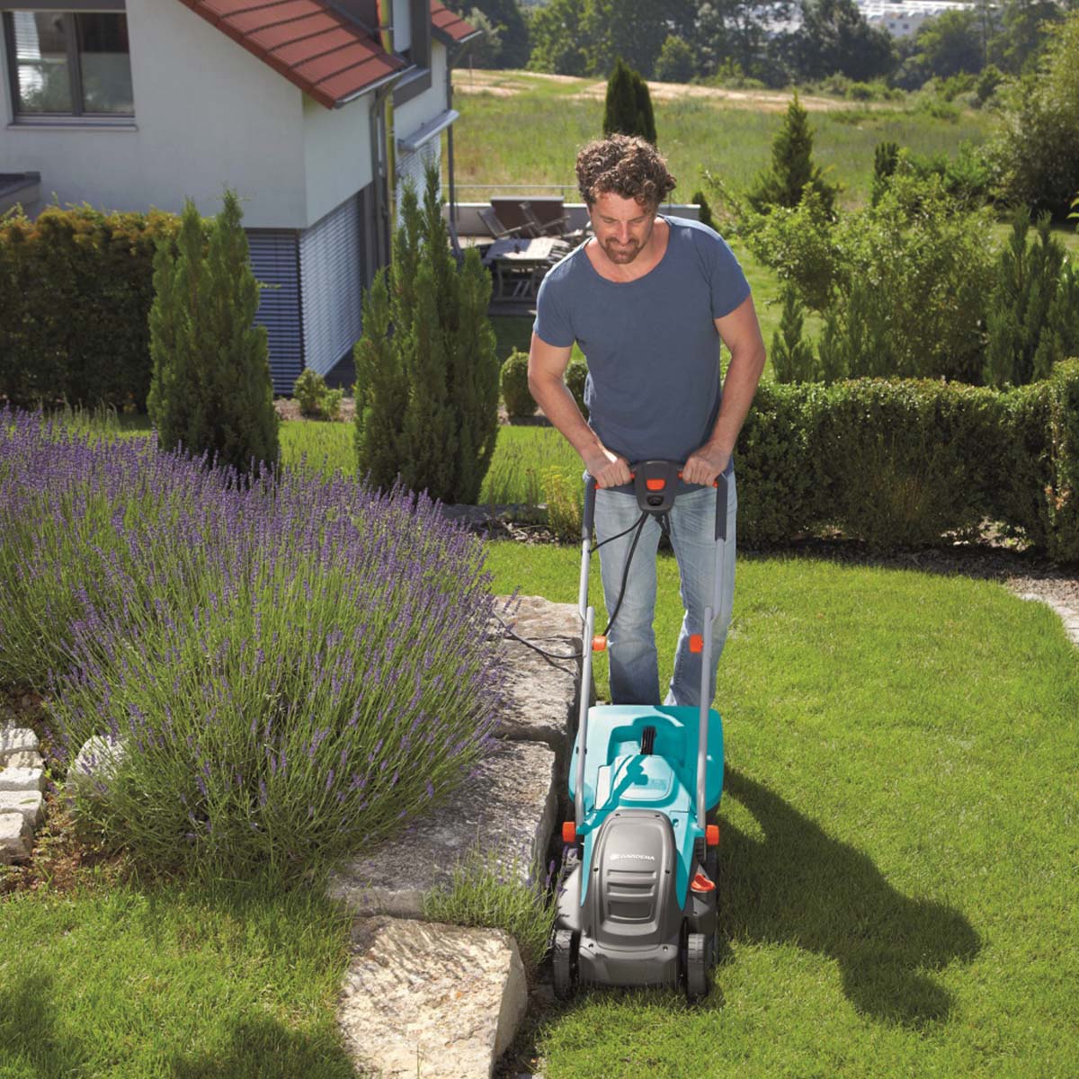 Máy cắt cỏ chạy điện 1200W Gardena 05032-20
