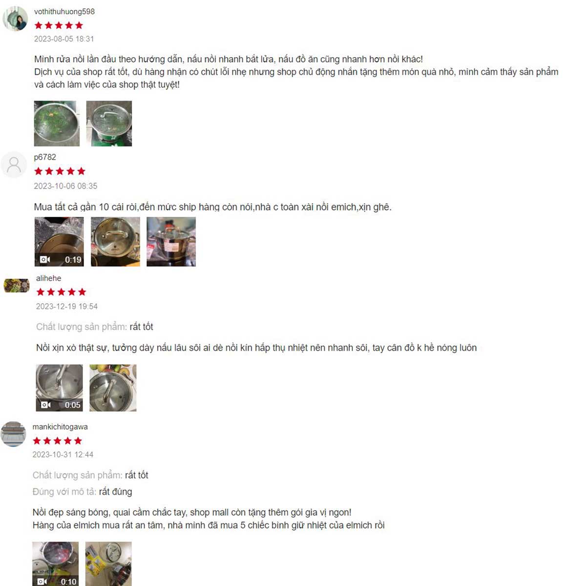 Review Nồi inox Elmich Berlin đáy 5 lớp