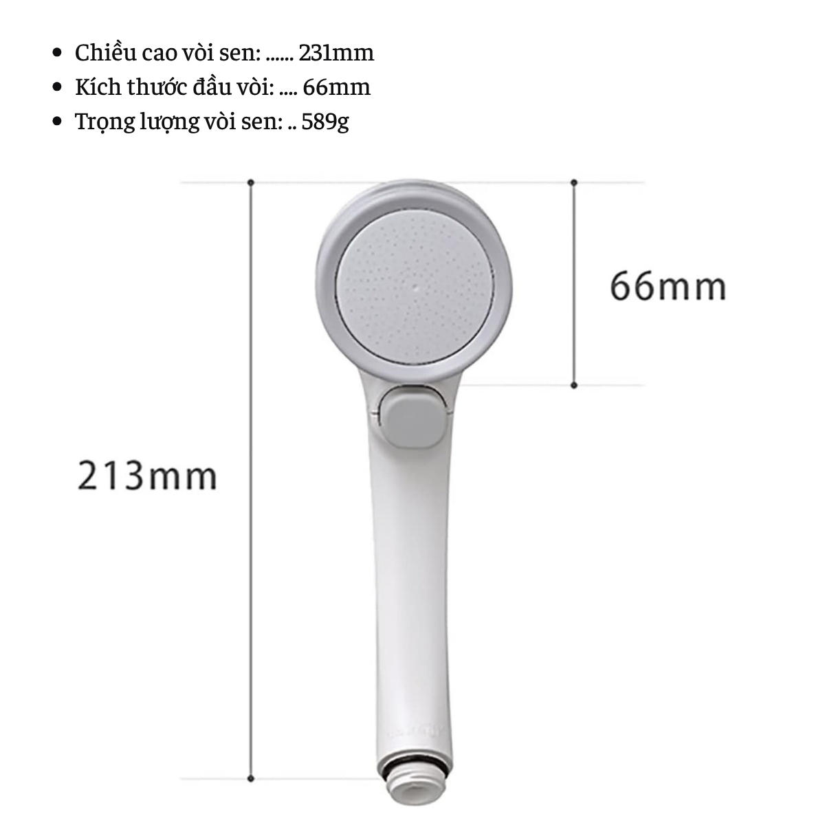 Vòi sen tắm WS có nút dừng Takagi (JSB121AS)