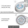 Vòi sen tắm mạ có nút dừng kết hợp công nghệ trộn khí Takagi (JSB025BM)