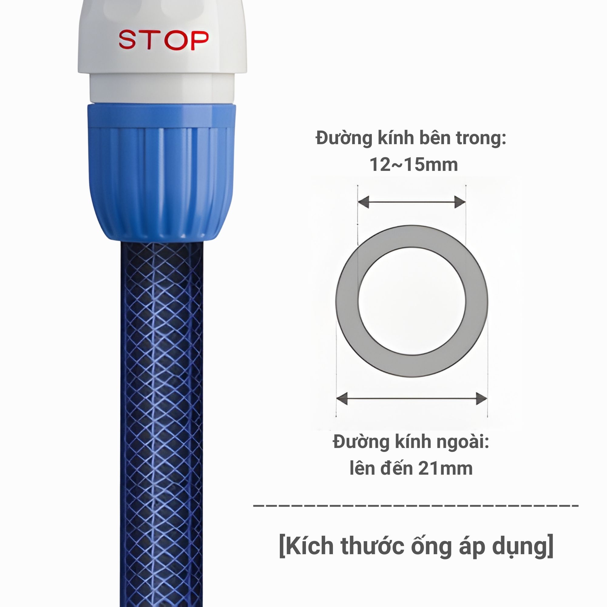 Đầu Nối Chặn Nước Takagi QG096fj Tiện Lợi Tối Đa Tiết Kiệm Vượt Trội cho Vườn Nhà Bạn