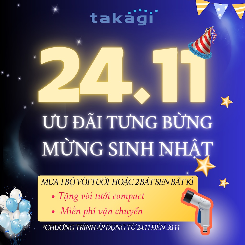 Khuyến mại mừng sinh nhật Takagi