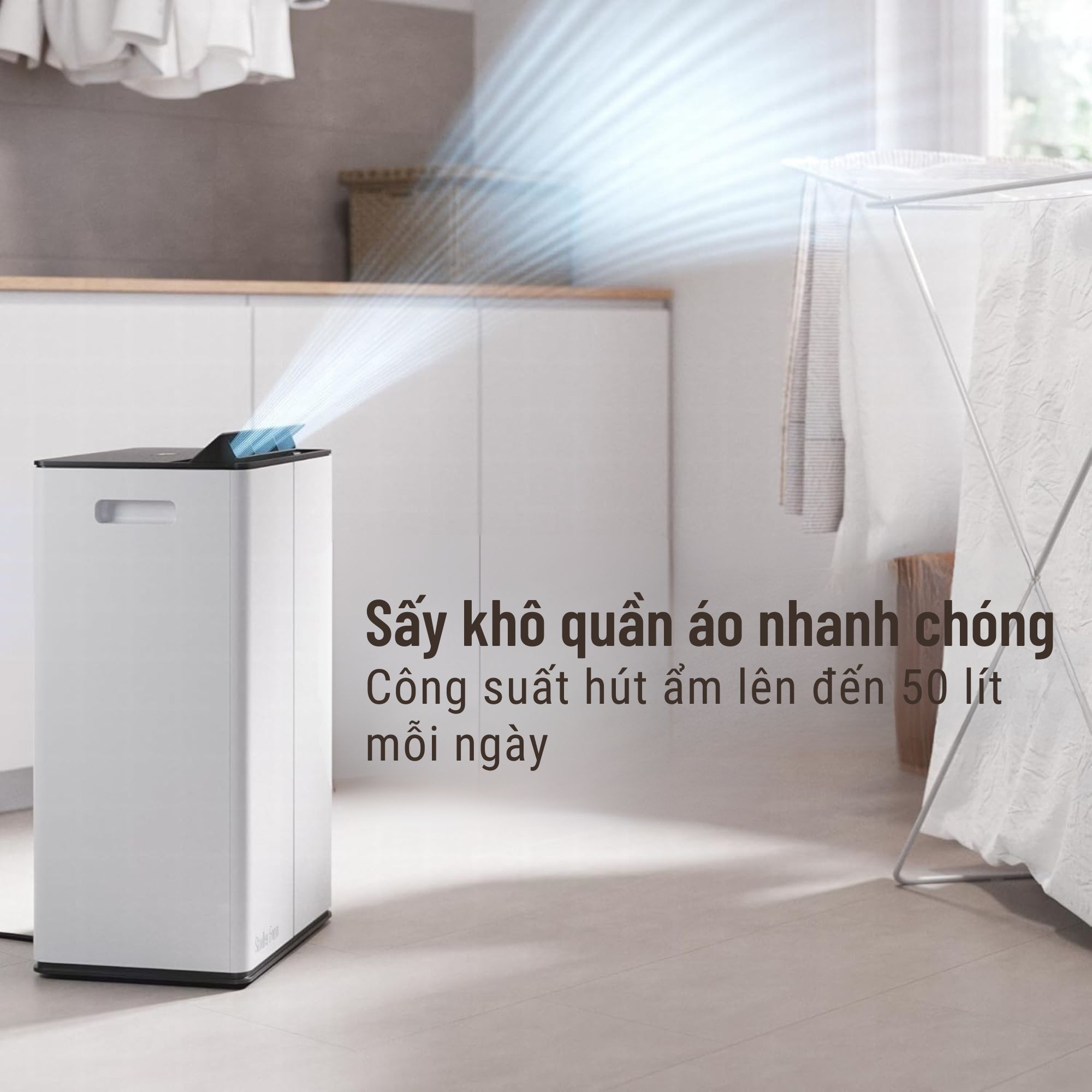 Máy Hút Ẩm Lọc Không Khí Đa Năng Stadler Form Lukas Pro 50L – Tiện Nghi Cho Mọi Gia Đình