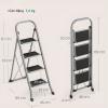 Thang Nhôm Gấp Gọn Cao Cấp 4 Bậc Songmics