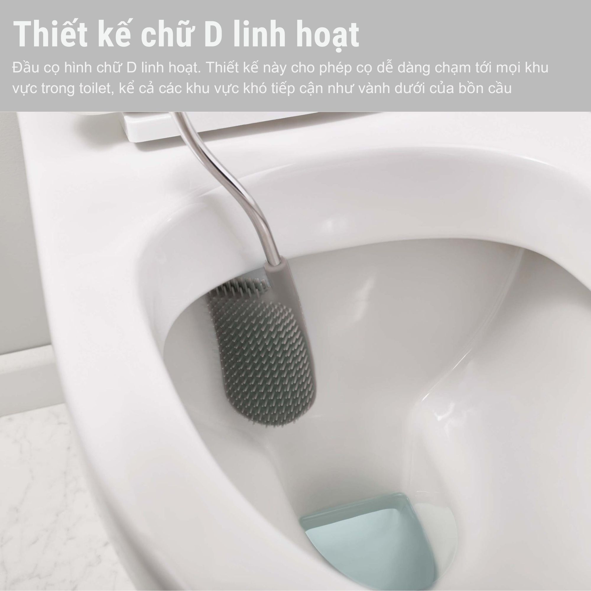 Kệ Treo Giấy Vệ Sinh Kèm Cọ Toilet Joseph Joseph 70519 EasyStore Plus - Giải Pháp 4 Trong 1 Tối Ưu Không Gian