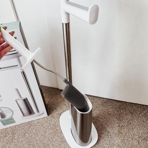 Kệ Treo Giấy Vệ Sinh Kèm Cọ Toilet Joseph Joseph 70519 EasyStore Plus - Giải Pháp 4 Trong 1 Tối Ưu Không Gian