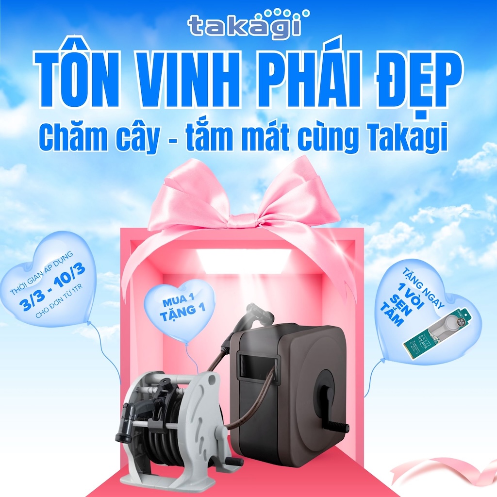 Tết quà tặng 8-3 từ Takagi