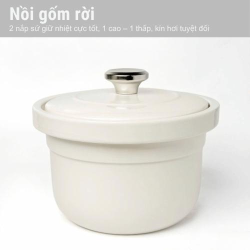Nồi Nấu Chậm 2LOCK Korea 3L - Bí Quyết Giữ Trọn Tinh Túy Ẩm Thực