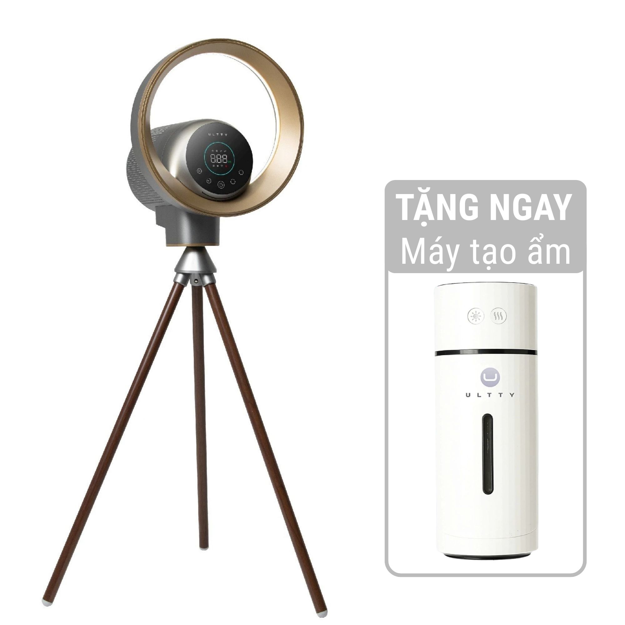 Quạt Lọc Không Khí Ultty BB Phong Cách Retro - Giải Pháp Thanh Lọc Không Gian Sống Toàn Diện
