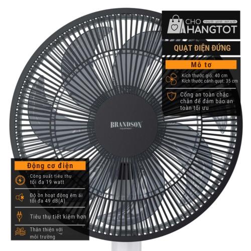 Quạt Cây Brandson DC ECO - Đỉnh Cao Công Nghệ Động Cơ Không Chổi Than Từ Đức