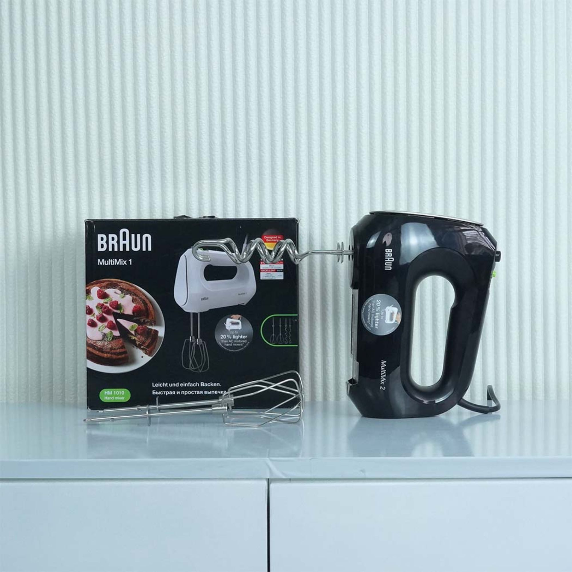 Máy Trộn Cầm Tay Braun HM2110BK - Khơi Nguồn Cảm Hứng Nghệ Thuật Làm Bánh