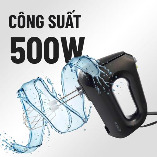 Máy Trộn Cầm Tay Braun HM2110BK - Khơi Nguồn Cảm Hứng Nghệ Thuật Làm Bánh
