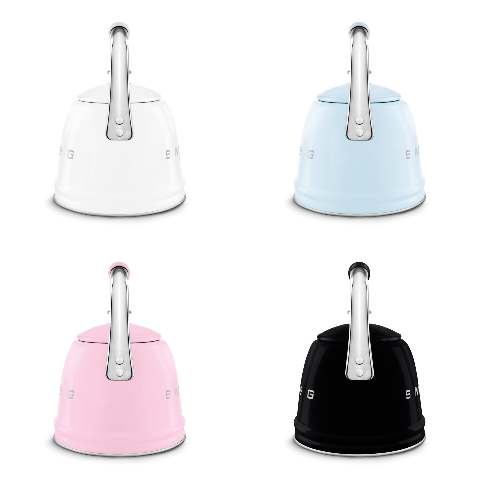 Ấm Đun Bếp Từ SMEG 2 3L Có Còi - Điểm Nhấn Cổ Điển Cho Không Gian Bếp Hiện Đại