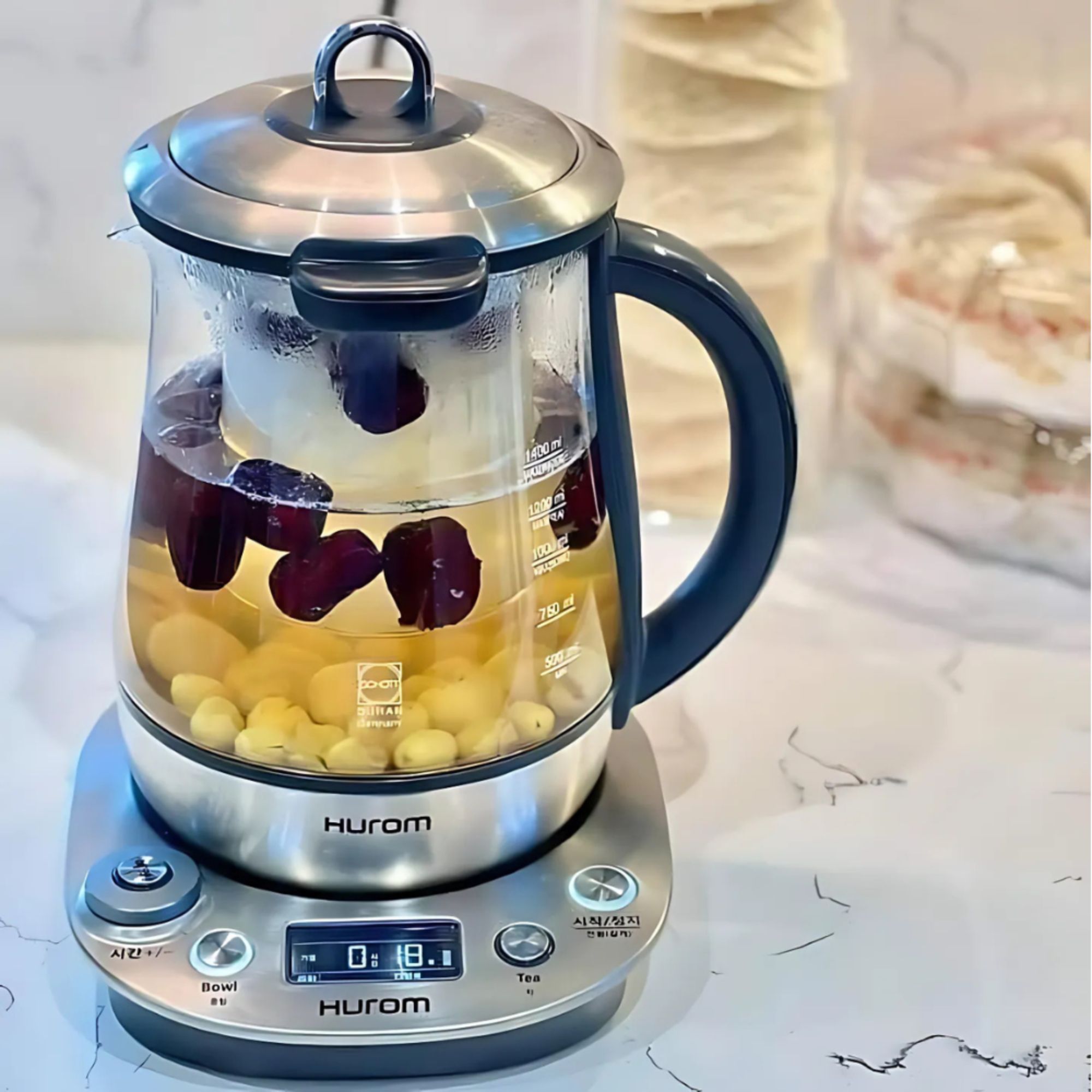 Hurom Tea Master TM-P02FSS - Tuyệt Tác Ấm Pha Trà Chưng Yến Dành Cho Giới Tinh Hoa