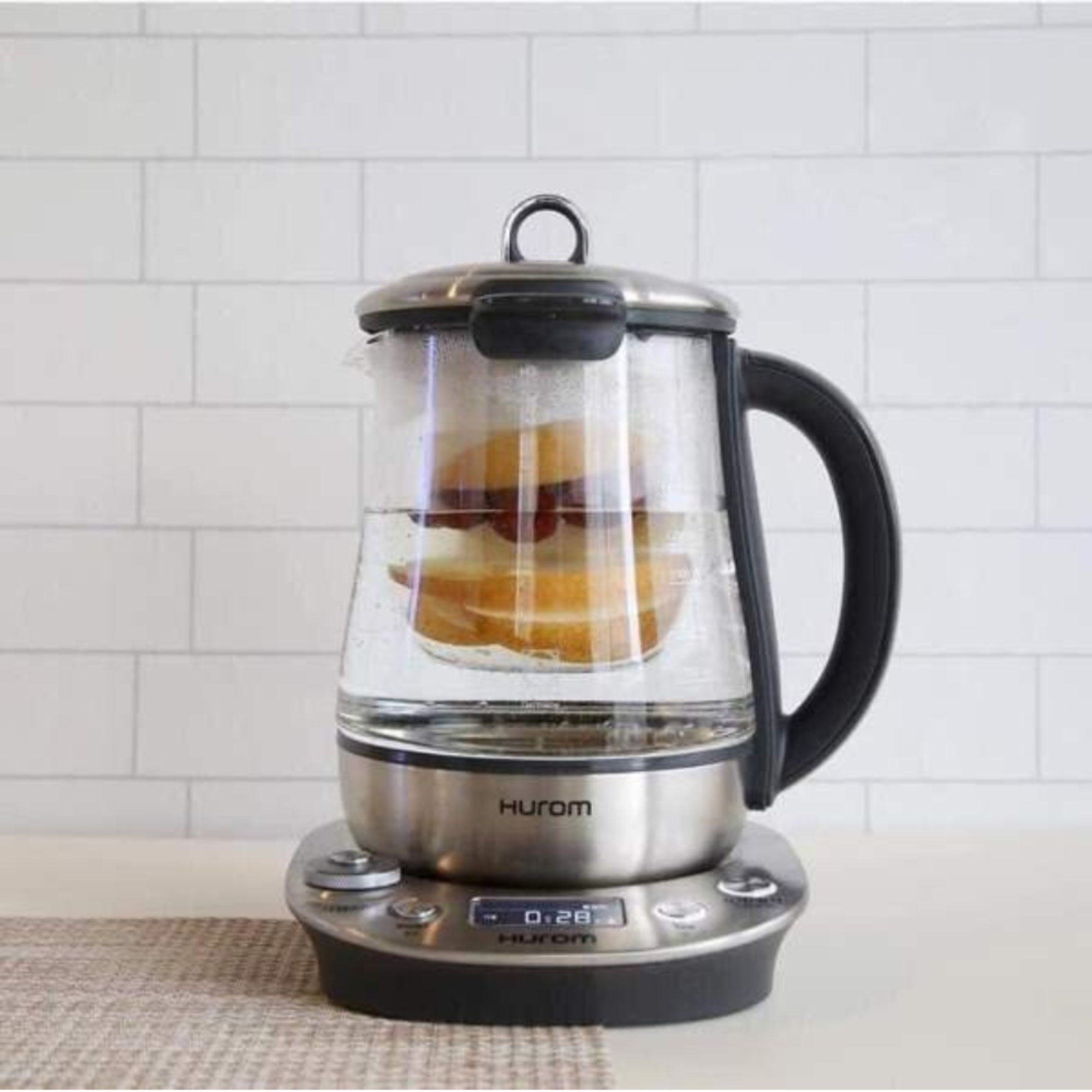 Hurom Tea Master TM-P02FSS - Tuyệt Tác Ấm Pha Trà Chưng Yến Dành Cho Giới Tinh Hoa