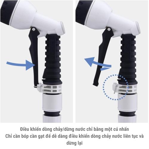 Vòi Phun Nước RaCroClock E QG551 - Giải Pháp Tưới Tiêu Và Vệ Sinh Đa Năng