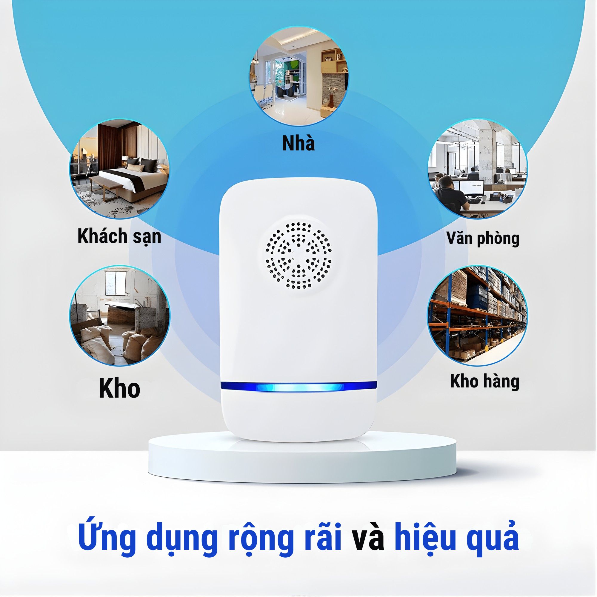 Máy Đuổi Muỗi Cắm Điện Ultrasonic - Giải Pháp Bảo Vệ Không Gian Sống Toàn Diện