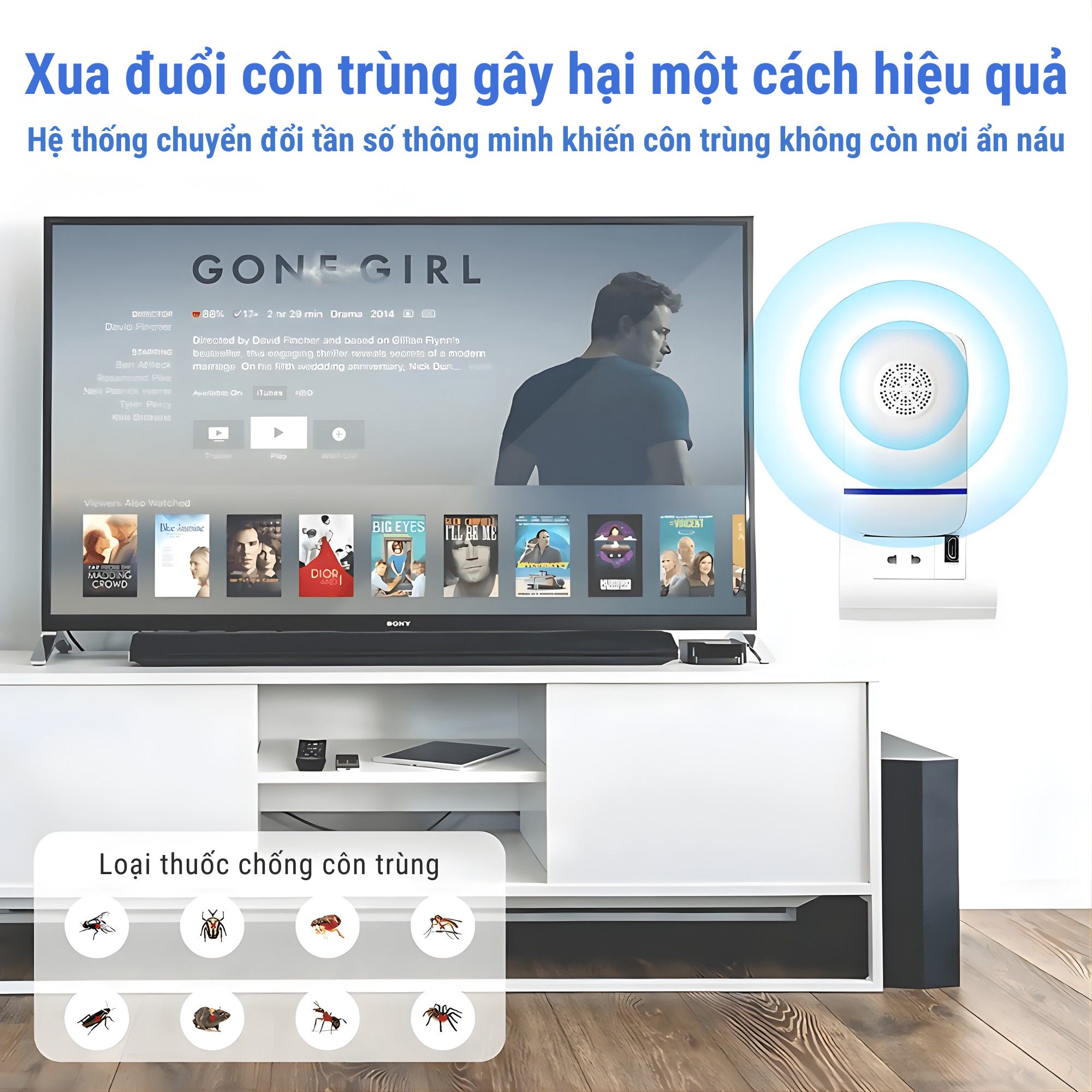Máy Đuổi Muỗi Cắm Điện Ultrasonic - Giải Pháp Bảo Vệ Không Gian Sống Toàn Diện
