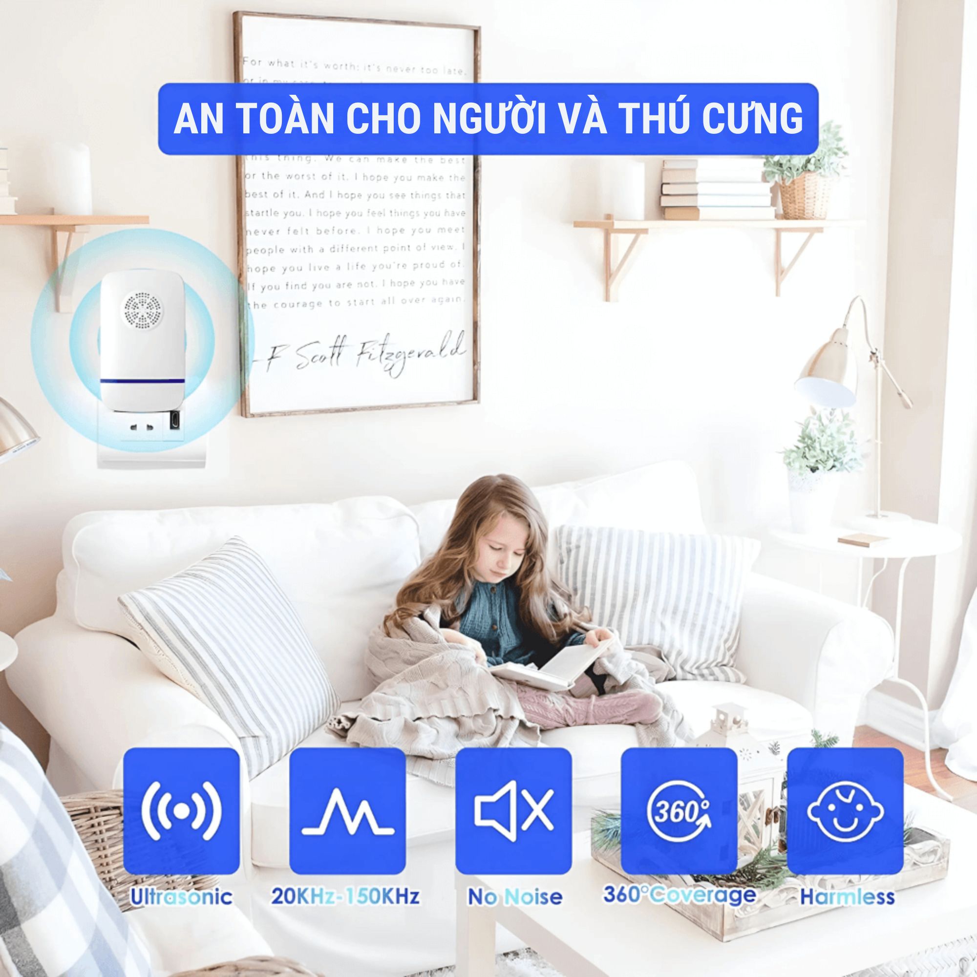 Máy Đuổi Muỗi Cắm Điện Ultrasonic - Giải Pháp Bảo Vệ Không Gian Sống Toàn Diện